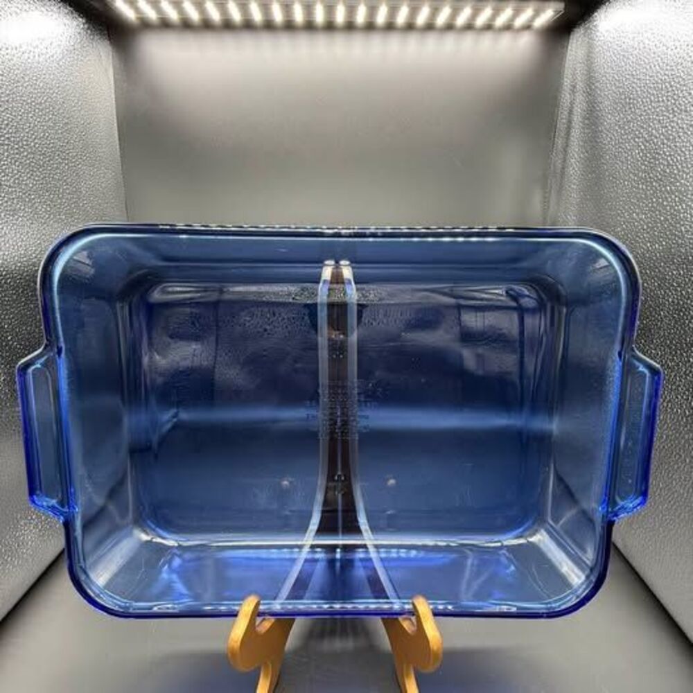 Anchor Hocking Cobalt Blue Glass 4 Quart Baking Dish